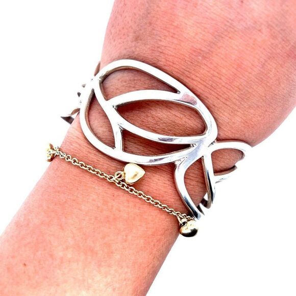 Retired James Avery Leaf Cuff - Picture 5 of 5